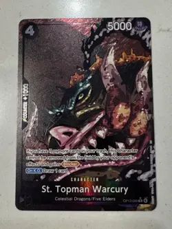 OP13-089 St. Topman Warcury Rare Alt Art One Piece TCG English - Fast Ship 🚚 - Image 1