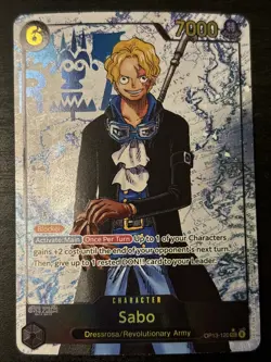 One Piece TCG Sabo SEC Alternate Alt Art (Parallel) OP13-120 - NM - English - Image 1
