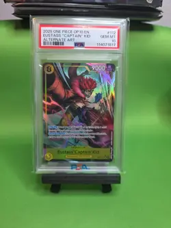 Eustass "Captain" Kid #112 2025 One Piece Op10-Royal Blood PSA 10 Alternate Art - Image 1
