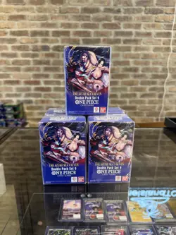 One Piece TCG OP-14 The Azure Sea's Seven Double Pack Set Vol. 9 NEW SEALED - Image 1