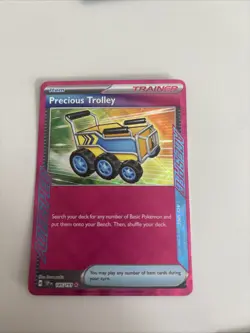 Pokemon TCG, Precious Trolley 185/191 - Surging Sparks - Ace Spec Trainer Card - Image 1