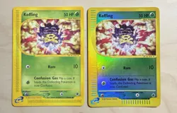 Koffing 114/165 Reverse Holo+Regular. Set Of 2 Cards-Pokemon Expedition 2002 - Image 1