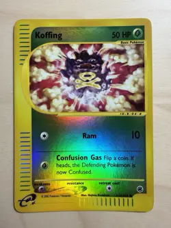 Koffing 114/165 Reverse Holo+Regular. Set Of 2 Cards-Pokemon Expedition 2002 - Image 4