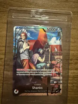 Shanks PSA Magazine Exclusive One Piece Leader Alt Art Promo | SEALED, MINT - Image 1