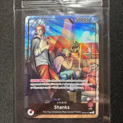 Shanks PSA Magazine Exclusive One Piece Leader Alt Art Promo | SEALED - Image 1