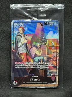 Shanks PSA Magazine Exclusive One Piece Leader Alt Art Promo | SEALED, MINT - Image 1