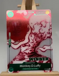 Monkey.D.Luffy (Deck Battle) Winner P-061 One Piece Promo Cards Foil English NM - Image 1