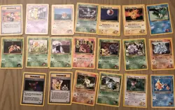 Pokemon Gym Challenge Card Lot of 22 cards - Image 1