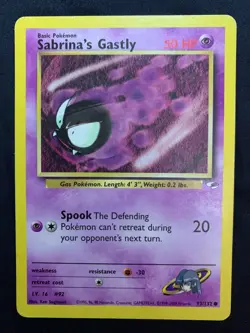 SABRINA'S GASTLY - 093/132 - GYM HEROES - POKEMON CARD - MP - Image 1