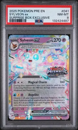 Lot of 3 Pokemon Cards PSA Graded 8 - PRE 041/131, JTG 167/159, DRI 189/182 - Image 3