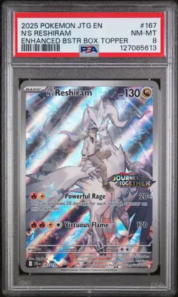 Lot of 3 Pokemon Cards PSA Graded 8 - PRE 041/131, JTG 167/159, DRI 189/182 - Image 5