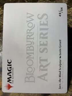 MTG Bloomburrow Jace, the Mind Sculptor Art Card Gold-Stamped Signature 49/54 - Image 3