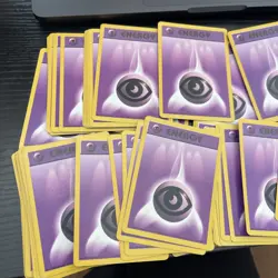Original Pokemon Card (lot of 66) Psychic Energy 101/102 Base Set Regular - Image 1