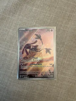 Mesprit 204/191 Pokemon TCG SV Surging Sparks Illustration Rare Card NM - Image 1