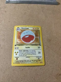 Pokemon TCG Electrode Jungle Holo Rare Card 2/64 1st Edition - Image 2