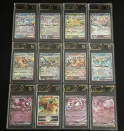 12 Lot OCD 10 Pokemon TCG Japanese Card Eevee Charizard Mew Umbreon RR RRR FI38 - Image 1