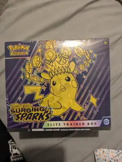 Pokemon TCG Scarlet & Violet Surging Sparks ETB Elite Trainer Box New Sealed - Image 1