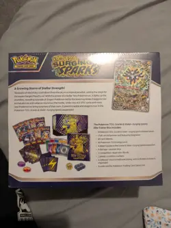 Pokemon TCG Scarlet & Violet Surging Sparks ETB Elite Trainer Box New Sealed - Image 5