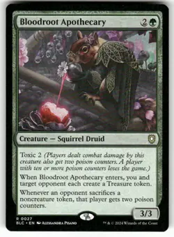 Bloodroot Apothecary 27 NM MTG Commander: Bloomburrow Magic - Image 1