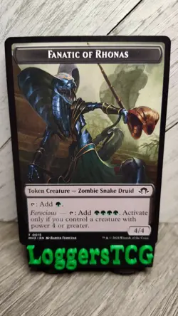 MTG Fanatic of Rhonas TOKEN / MH3 0015 T NM - Image 1