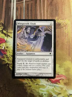 MTG Whispersilk Cloak Darksteel NM - Image 1