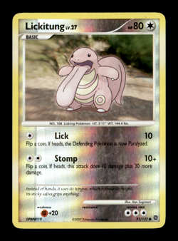 Lickitung 91/132 Reverse Holo - Secret Wonders - Pokemon Trading Card Game - Image 1