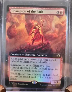 Champion of the Path (Extended Art) Lorwyn Eclipsed MTG Foil Near Mint - Image 3