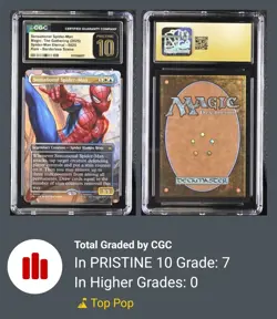 Magic MTG Sensational Spider-Man Borderless Scene Non-Foil 0025 CGC Pristine 10 - Image 3