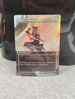 Magic: The Gathering Sokka's Charge R0066 TLE Holo Rare Enchantment White Avatar - Image 1