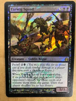 MTG 1x FOIL Earwig Squad 60 Launch Party Morningtide PROMO Magic Gathering x1 NM - Image 1