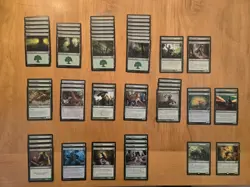 Unofficial Magic the Gathering Starter Deck Kit - Mono Green Trample Counters - Image 2