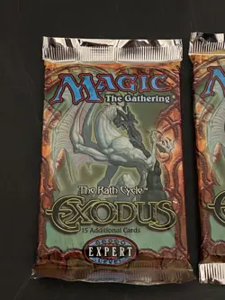 3X Magic The Gathering MTG Exodus Sealed Booster Packs - Image 5