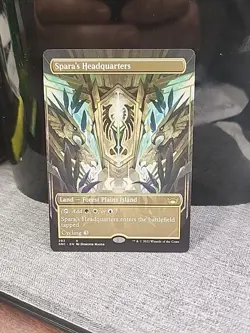 MTG Streets of New Capenna Spara's Headquarters #293 Rare Borderless - Image 1