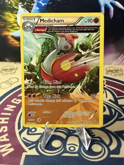 Pokemon TCG Medicham Primal Clash 81/160 Regular Rare - Image 1