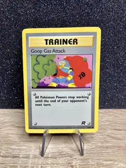 TRAINER- Goop Gas Attack 78/82 ~ (NM w/ Warp) Team Rocket Unlimited Pokemon Card - Image 1