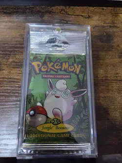 Pokemon Jungle Booster Pack Wigglytuff Art Sealed Vintage WOTC 20.65g 742818061384 - Image 1