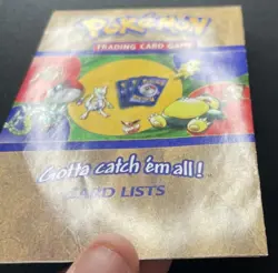 Pokemon Base Set Jungle & Fossil Card List 1999 WOTC Card Lists - Image 3