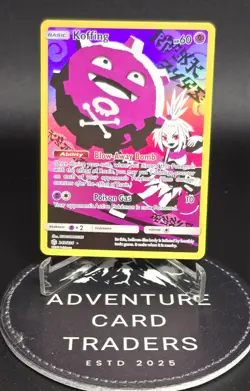 Pokemon Koffing Holo Secret Rare TCG Card Cosmic Eclipse 243/236 - Image 1