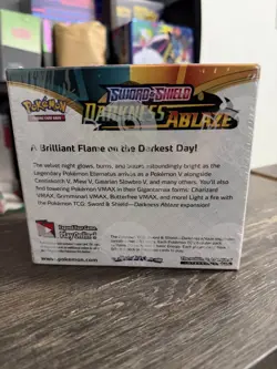 Pokemon Sword & Shield Darkness Ablaze Booster Box - Factory Sealed (36 Packs) - Image 2