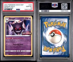 PSA 10 2022 POKEMON SWSH BLACK STAR PROMO PRERELEASE #241 GENGAR-HOLO - Image 2