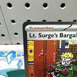 Pokemon Mega Evolution, LT Surge's Bargain #185 Special Illustration Rare (NM) - Image 2