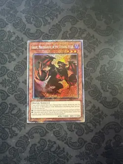 Yu-Gi-Oh! Graff, Malebranche of the Burning Abyss RA04-EN234 Platinum Secret - Image 1