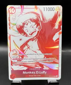 Monkey.D.Luffy ST10-006 SR One Piece Treasure Campaign Pack Near Mint - Image 1