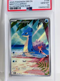 Misty's Lapras 194/182 PSA 10 card - Pokemon - Gem Mint - Destined Rivals - Image 2