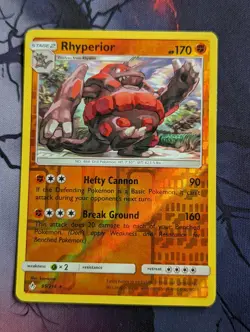 Rhyperior 95/214 Reverse Holo Unbroken Bonds Pokemon Pokemon Card NM/VLP - Image 1