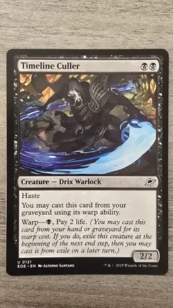 x4 Timeline Culler (U) #121 Edge of Eternities MTG Near Mint - Image 1