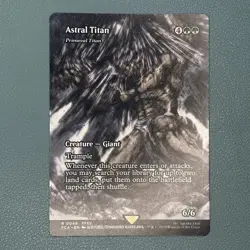 Astral Titan Borderless Final Fantasy FCA R 0048 Magic The Gathering - Image 1