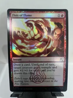 Fists of Flame Foil 0166 Near Mint - Image 1