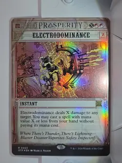 Electrodominance - R23 - Foil - MTG - Outlaws of Thunder Junction: Breaking News - Image 1
