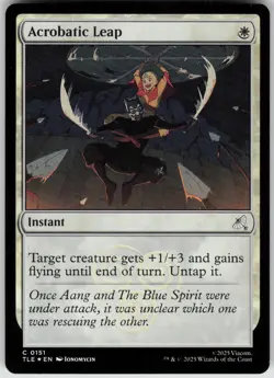 MTG Acrobatic Leap Foil NM Avatar: The Last Airbender: Eternal-Legal Magic 151 - Image 1